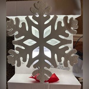 NWT lighted projector Christmas Xmas tree topper LED